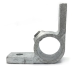 Tüüp 57, Kahepoolne kinnitus klamber 90°, Ø33,7 mm