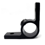 Tüüp 57, Must, Kahepoolne kinnitus klamber 90°, Ø33,7 mm