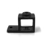 Tüüp 55, Ühepoolne kinnitus klamber, must 25x25mm