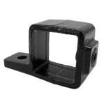 Tüüp 55, Ühepoolne kinnitus klamber, must 40x40mm