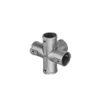 RVT 4-suunaline ristklamber, Ø30 mm, hõbe