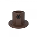 Tüüp 10T Vintage-pruun, Otsa klamber avatud põhjaga Ø33,7 mm