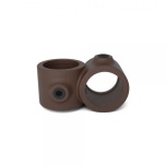Tüüp 28 Vintage-pruun, Ristklamber 90° Ø33,7 mm
