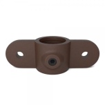 Tüüp 38 Vintage-pruun, Topelt kinnitusega klamber Ø33,7 mm