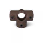Tüüp 24 Vintage-pruun, 3-suunaline T-klamber Ø26,9 mm