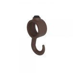 Type 64 Vintage-brown, Coat hook Ø26,9 mm