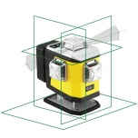 Ristjoonlaser CL5G rohelise kiirega (4x360°), bluetooth