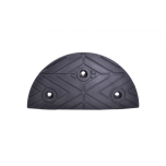 Speed bump end element 400x200xH50mm, rubber, black