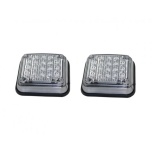 Led surface mounting lights 24V, amber