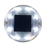 Solar LED lamp postile, valge