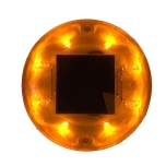 Solar LED lamp postile, kollane