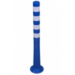 Flexible Delineators blue with white stripes