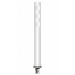 Flex pole cone Ø80 H=800 - white - tape white