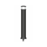 Flex pole cone Ø130 H=900 -black-white tape (ring top model)
