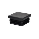 Plastic cap 40x40 mm, black