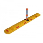Lane seperator with mini flexible post 1170x150x280 mm, orange