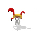 Seahorse Spring Rocker with concrete foundation, for underground fixing