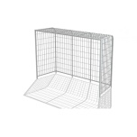Steel Football Goal Gate, In-Ground Mount - 300 x 200 cm