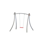 Futura Single Swing Set with Flat Seat