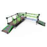 SkySet Jungle Double Rope & Slalom Bridge