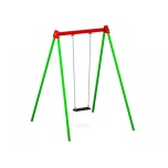 Standard Single Swing Set with Flat Seat