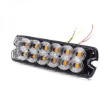 Surface Mount Light 12xLED, 12-24V, amber