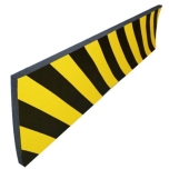 Protection foam black/yellow-300x1000x20