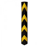 Rubber corner guard, H800x90x90mm, RA2 sticker