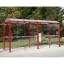 Classic smoking shelter 156 x 500 x H254 cm