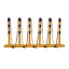 Chain Post Set (6 pcs) with chain, yellow-black Chain Post Set (6 pcs) with chain, yellow-black