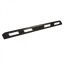 Rubber parking separator - 184 cm black, with white reflectors Rubber parking separator - 184 cm black, with white reflectors