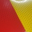 Road sign 686 foil RA2 800x200mm, red-yellow