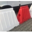 Plastic barrier, fillable with water/sand TRAD H800