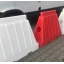 Plastic barrier, fillable with water/sand TRAD H800