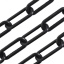 Plastic chain black 10mm