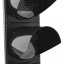 Traffic light black, LED 2 x Ø200mm 220V