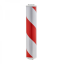 Sign post guide column red-white