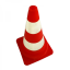 Foot cone 70cm red/white