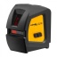 Green laser crossliner, 15m (50m with sensor), 2 laser beam,