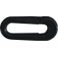 Plastic chain connector 6mm, black