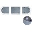 Eraldussaar MINI 500x1500xH100mmm hall