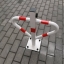 Foldable parking barrier with lock