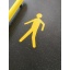 Floor sign: Pedestrian H600mm