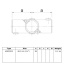 Type 22O, Add-On Two Socket Cross Ø48.3 mm