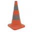 Foldable safety cone 75cm with LED