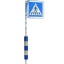 Sign post guide column