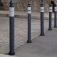 Flex linnapost BALA, RA2 helkurkleebistega hall, Ø80 H870mm