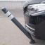 Flex City-Bollard Bala RA2 reflective stripes, grey, Ø80 H870mm