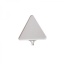 Plastic traffic sign, triangle 440x440x440 mm