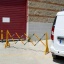 Extendable barrier 23-250 cm yellow and black with reflectors (SB07100)